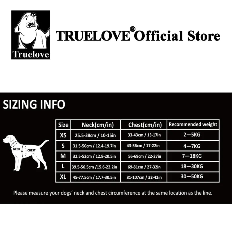 Truelove No-Pull Reflective Harness